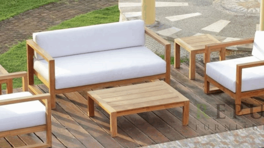 modern minimalist furniture set designed by Indonesian craftsmen for global market.
