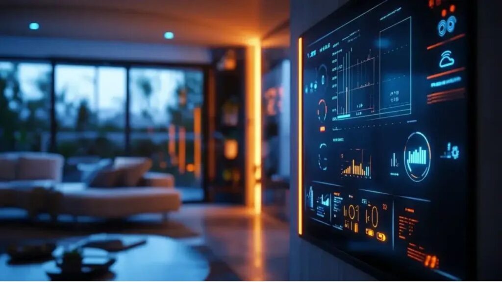 Smart home technology in luxury living spaces